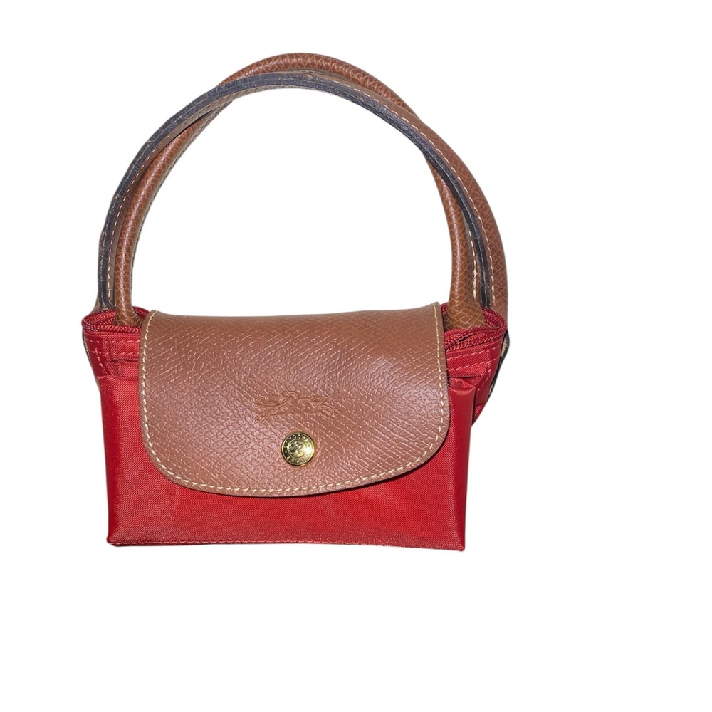 Red Longchamp Women's Small Tote/ Handbag - Picture 7 of 7